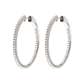 The Essentials Silver 925 Small Hoop Earrings-